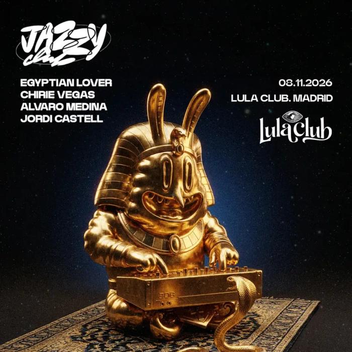 Cartel de Egyptian Lover en Lula Club