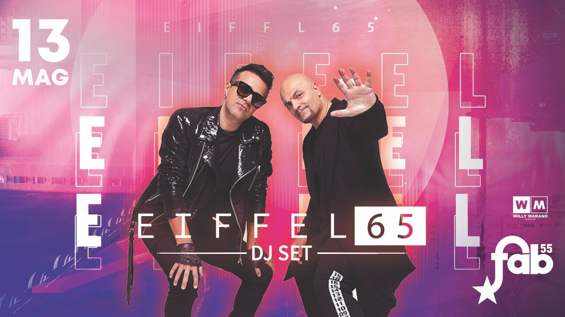 EIFFEL 65 / OPENING PARTY/ VENERDÌ 13 MAGGIO / FAB55 COLLEGNO (TO) image