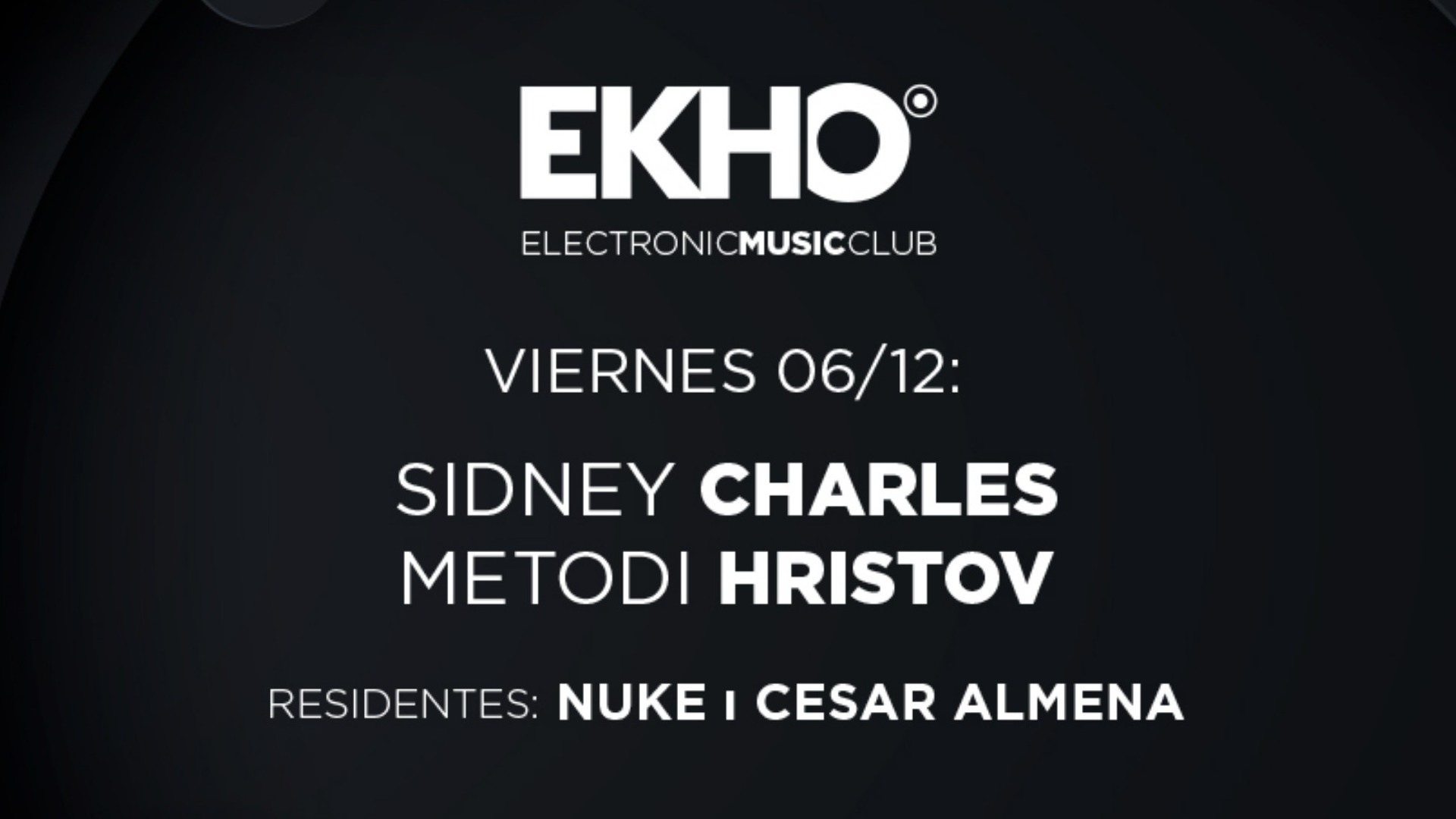 EKHO w/ Sidney Charles & Metodi Hristov image