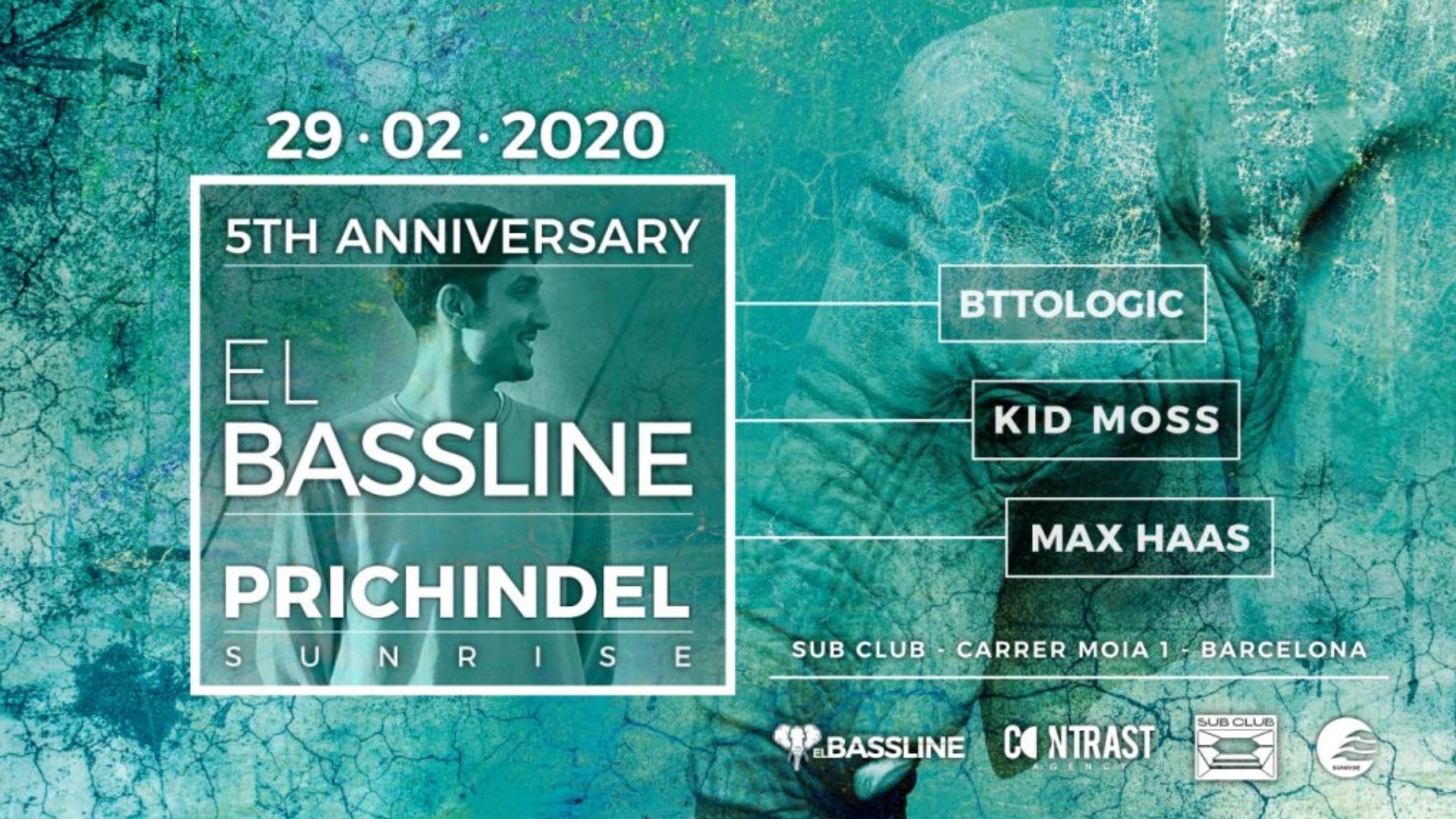 El Bassline 5th Anniversary w/ Prichindel image