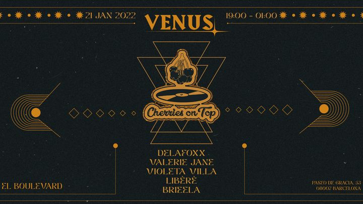 Cover for event: El Boulevard presenta VENUS x Cherrys on Top