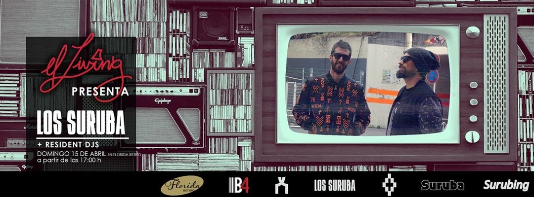 Copertina evento El living w/ Los Suruba