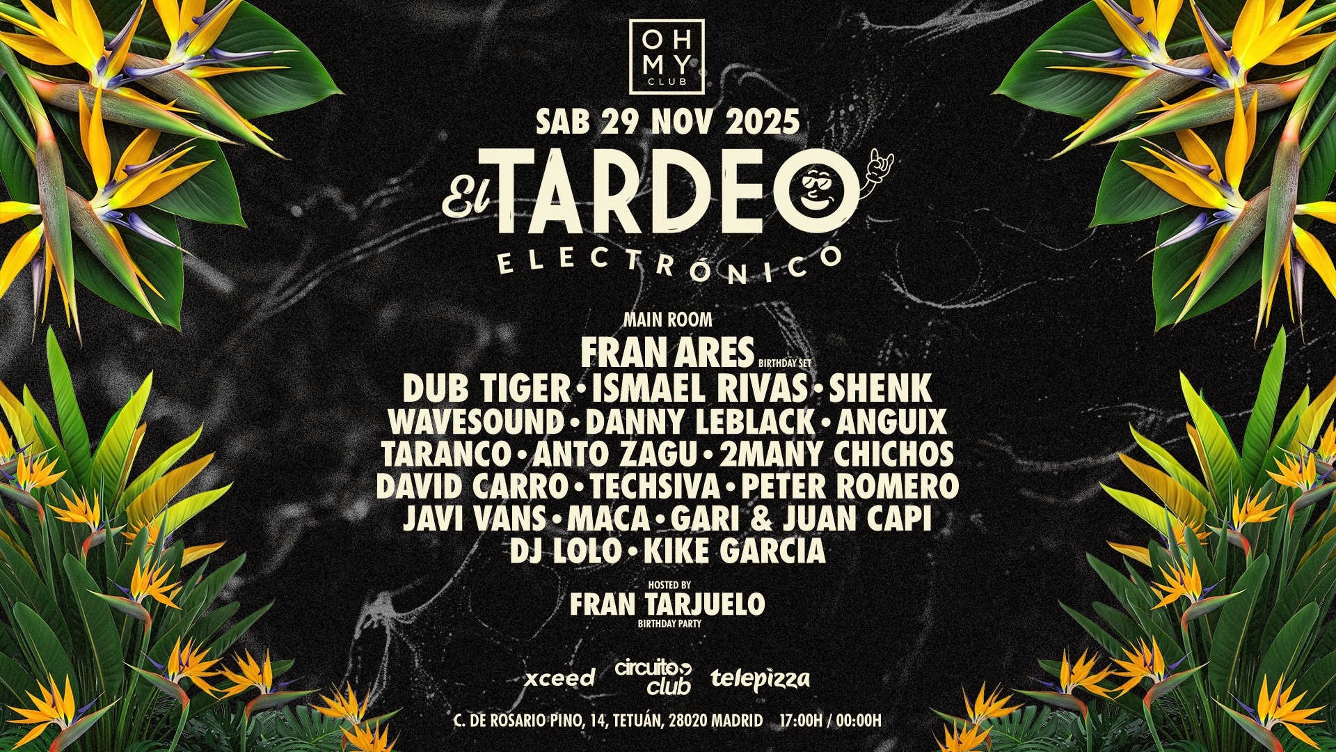 EL TARDEO ELECTRONICO @ OH MY CLUB (SESION DE TARDE)