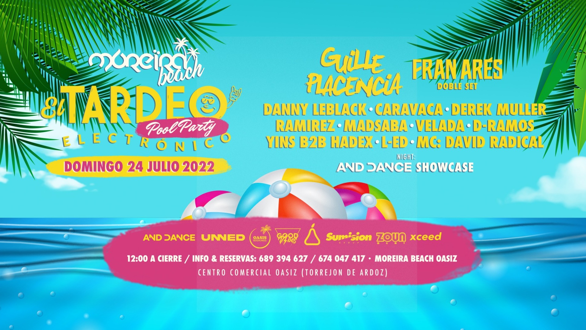 EL TARDEO ELECTRONICO POOL PARTY @ MOREIRA BEACH OASIZ image