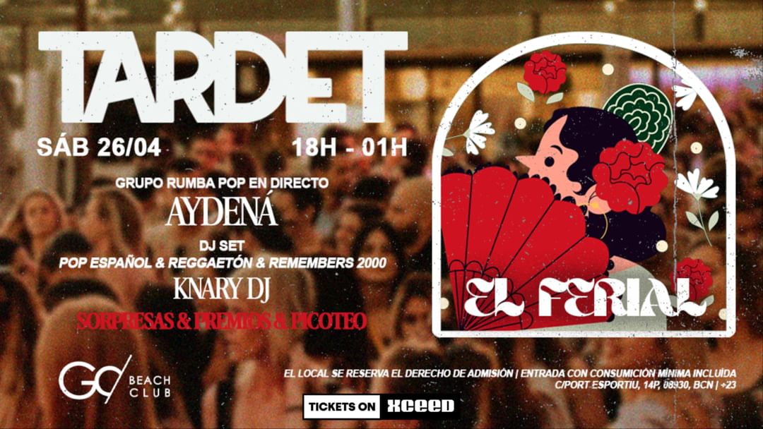 Copertina evento EL TARDET | from 18:0am to 01:00am