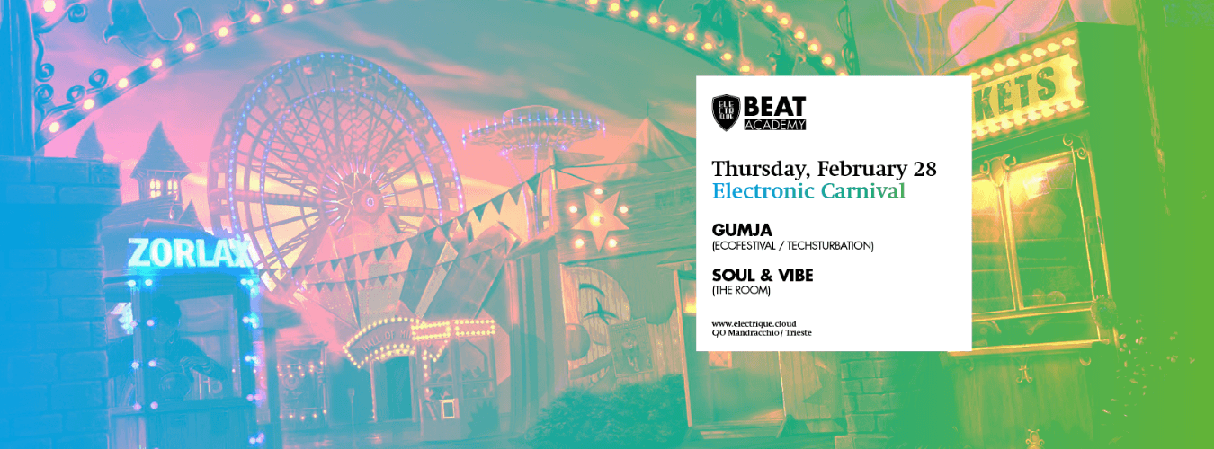 Electrique Beat Academy #2 Electronic Carnival w/ Gumja (EcoFestival) image