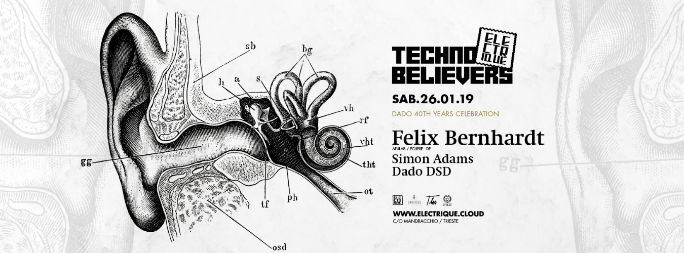 Electrique Techno Believers #5 Dado B-Day w/ Felix Bernhardt image