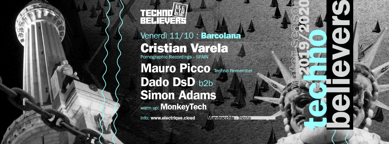Electrique Techno Believers Barcolana - w/ Cristian Varela image
