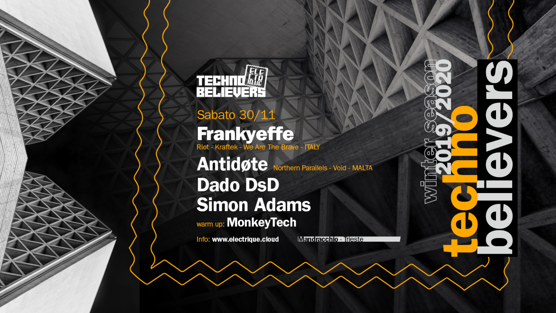 Electrique Techno Believers Winter Calling - w/ FrankyEffe