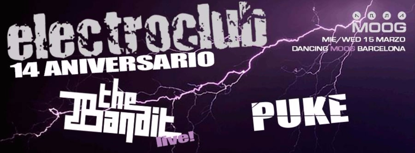 Electroclub 4 Years: The Bandit live! image