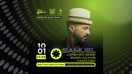 PRIVATE ELECTRONIC party ★ w/ SAMUEL image