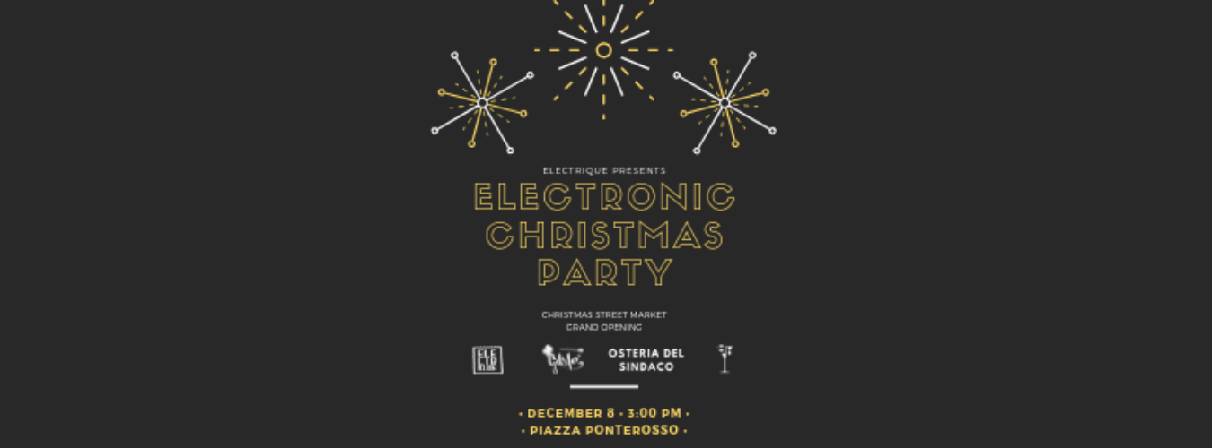 Electronic Xmas Party - Piazza Ponterosso - Mercatini di Natale image