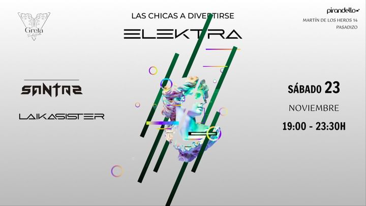 Cover for event: ELEKTRA SÁBADO 23 NOVIEMBRE