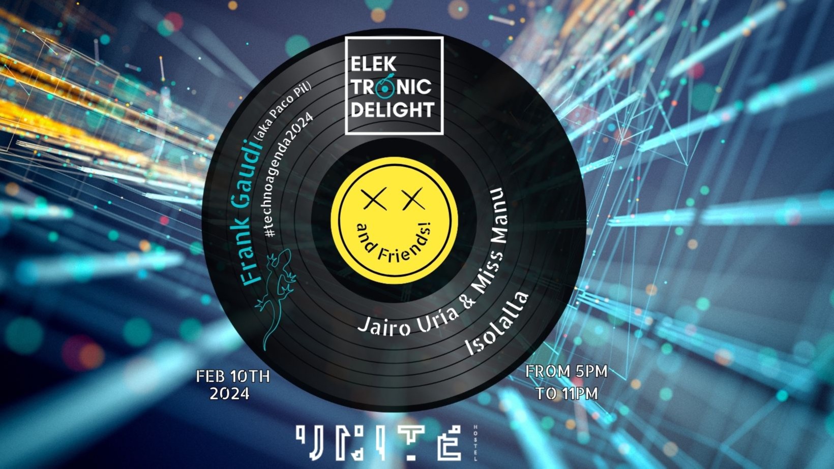 Elektronic Delight and Friends presents Frank Gaudi (aka Paco Pil) image