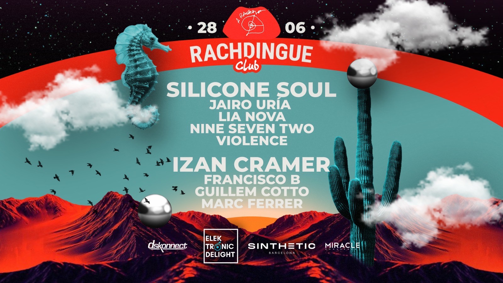 Elektronic Delight & Sinthetic pres Silicone Soul & Izan Cramer at Rachdingue image