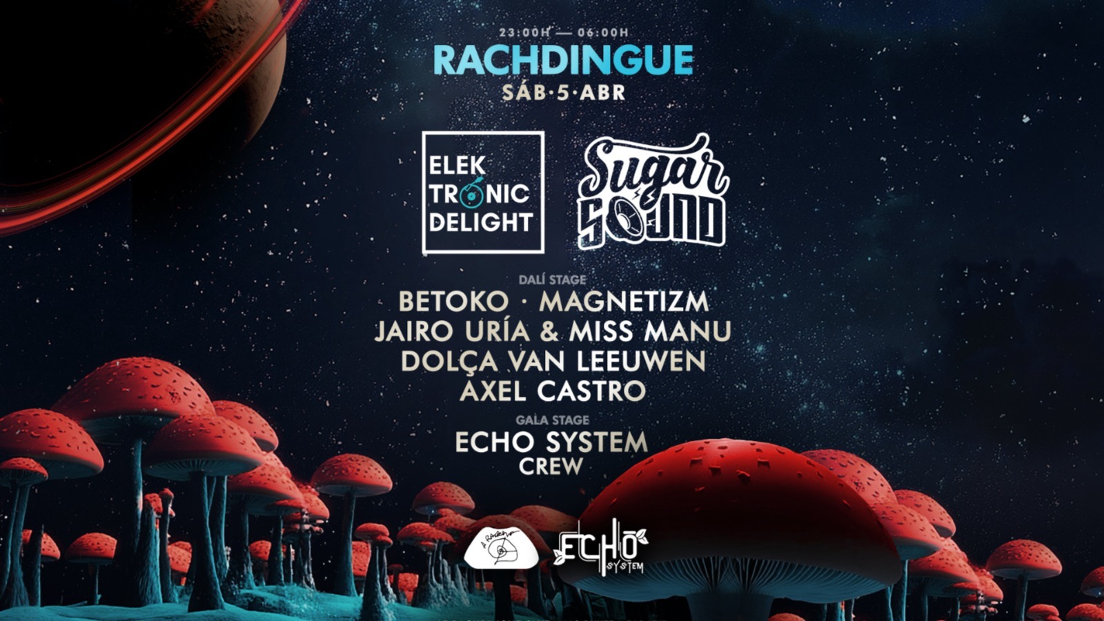 Elektronic Delight & Sugarsound pres Betoko & Magnetizm at Rachdingue image