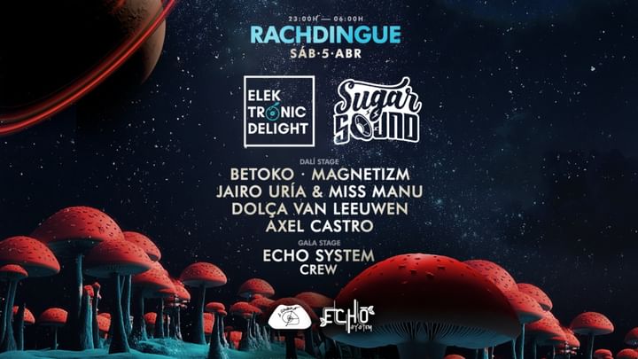 Cover for event: Elektronic Delight & Sugarsound pres Betoko & Magnetizm at Rachdingue