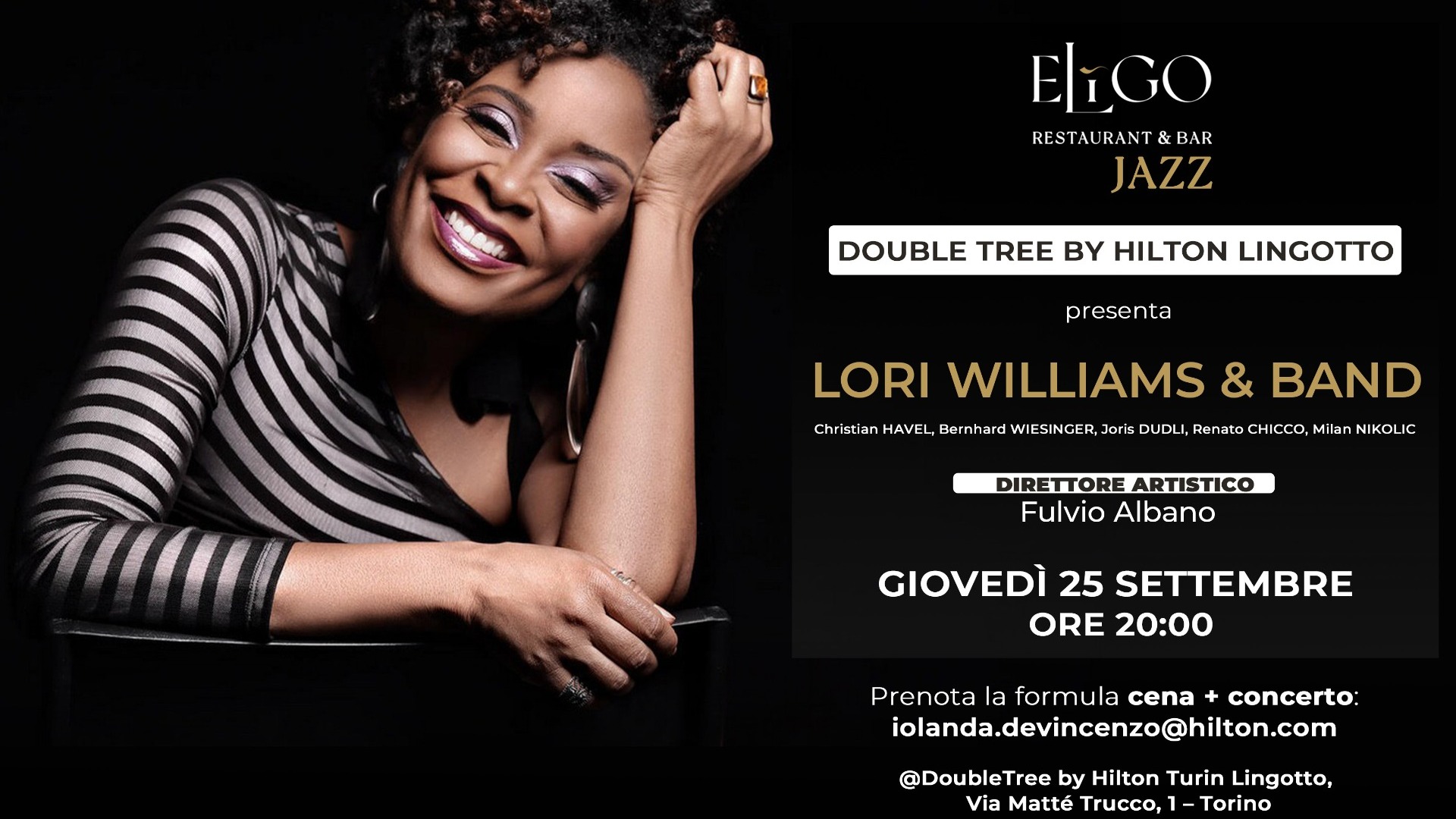 Eligo Jazz Night | Lori Williams & Band image