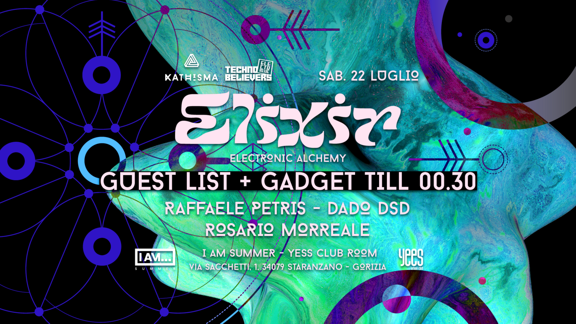 ELIXIR Electronic Alchemy #7 | Guest List + Gadget till 00.30 image