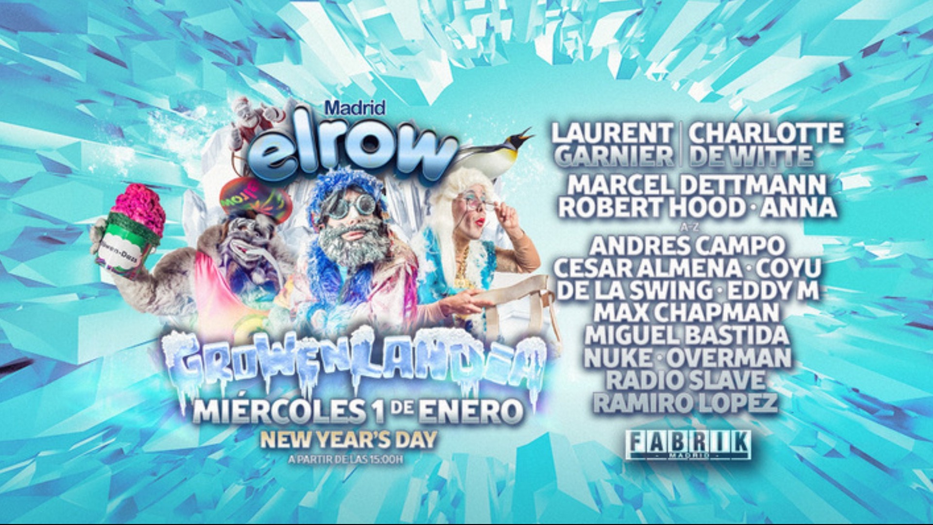 elrow Año Nuevo: Growenlandia