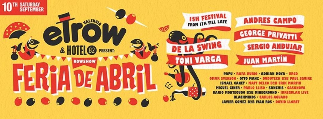 Copertina evento Elrow Feria de Abril presented by Hotel82