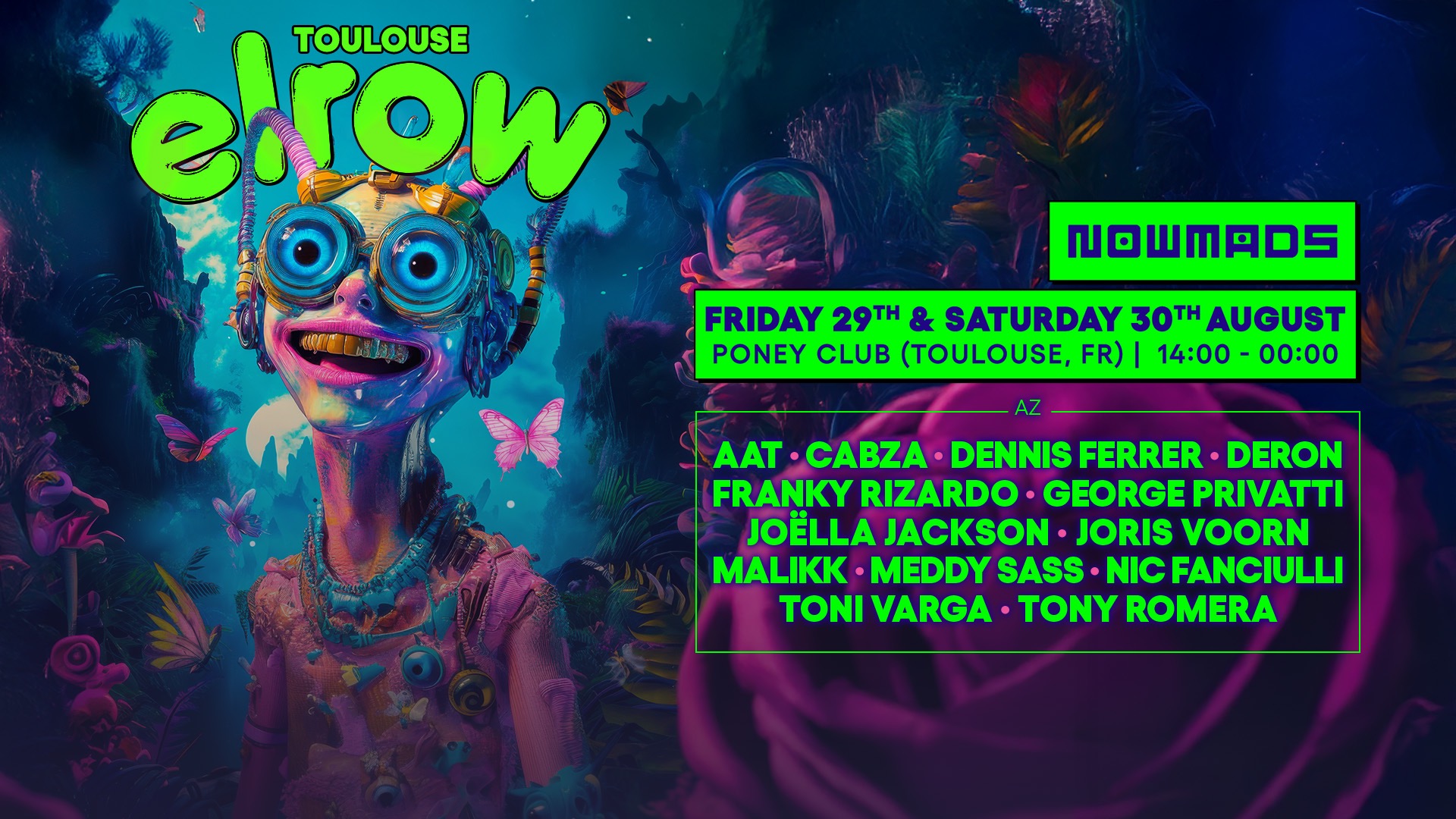 ELROW GOES TO TOULOUSE  image