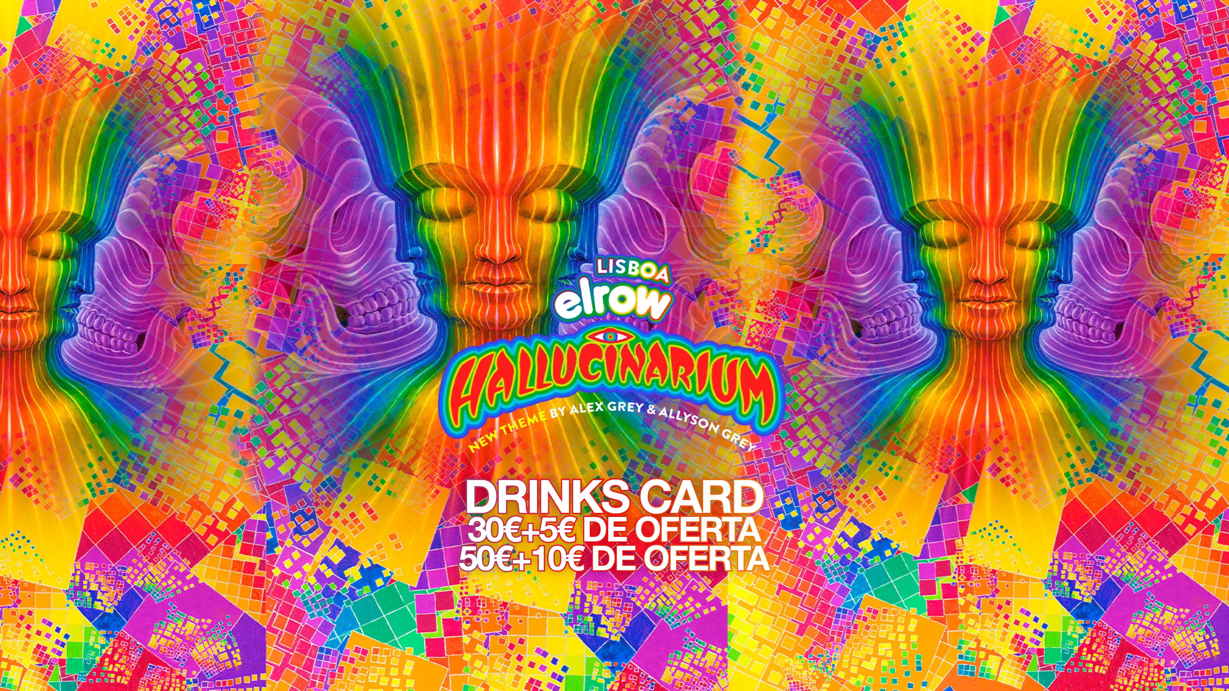 elrow Hallucinarium Lisboa 2025 - Drinks Card image