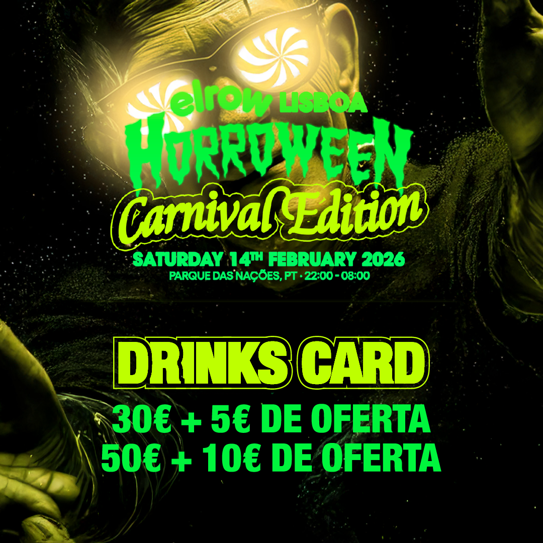 elrow Horroween Lisboa 2026 - Drinks Card image