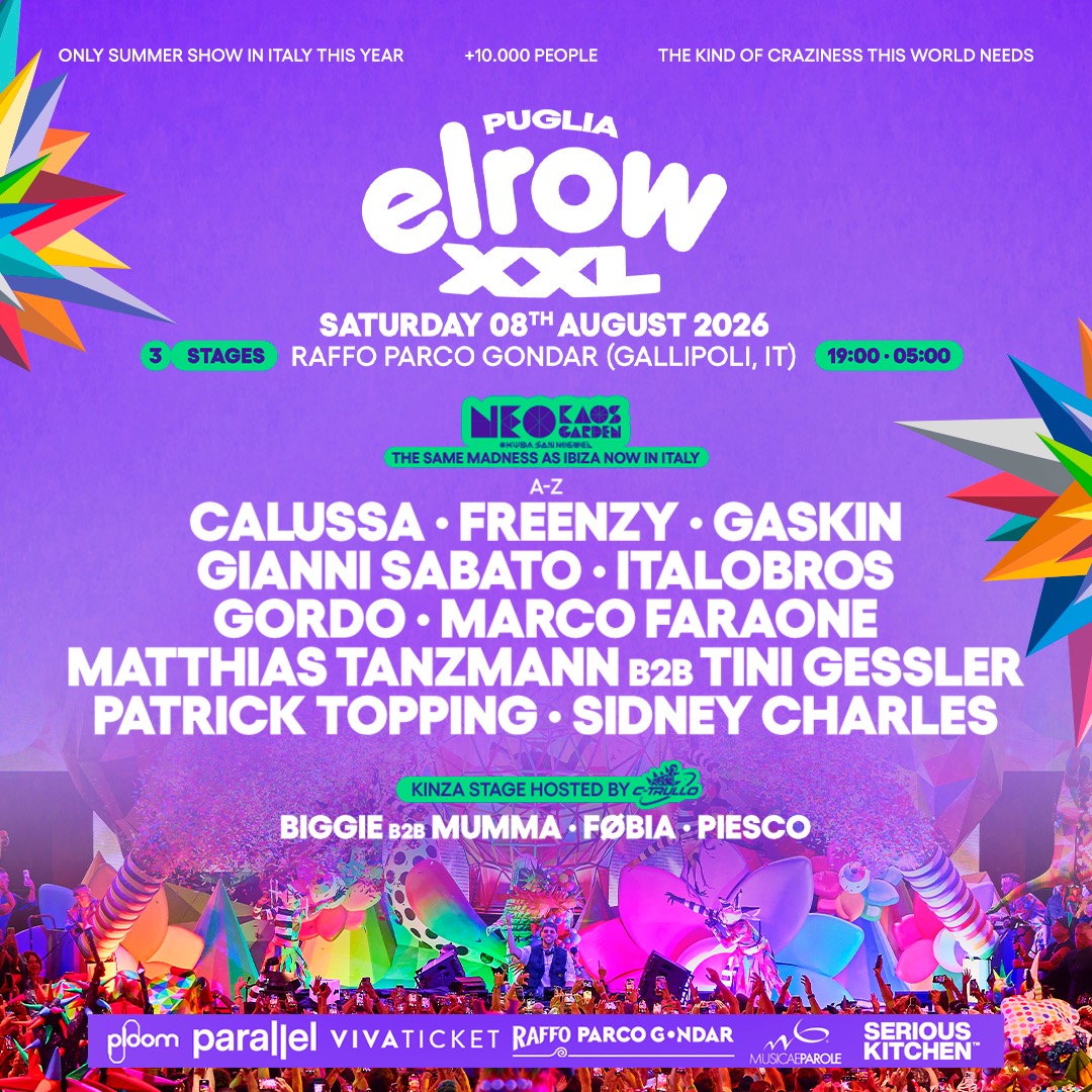 Elrow Puglia XXL