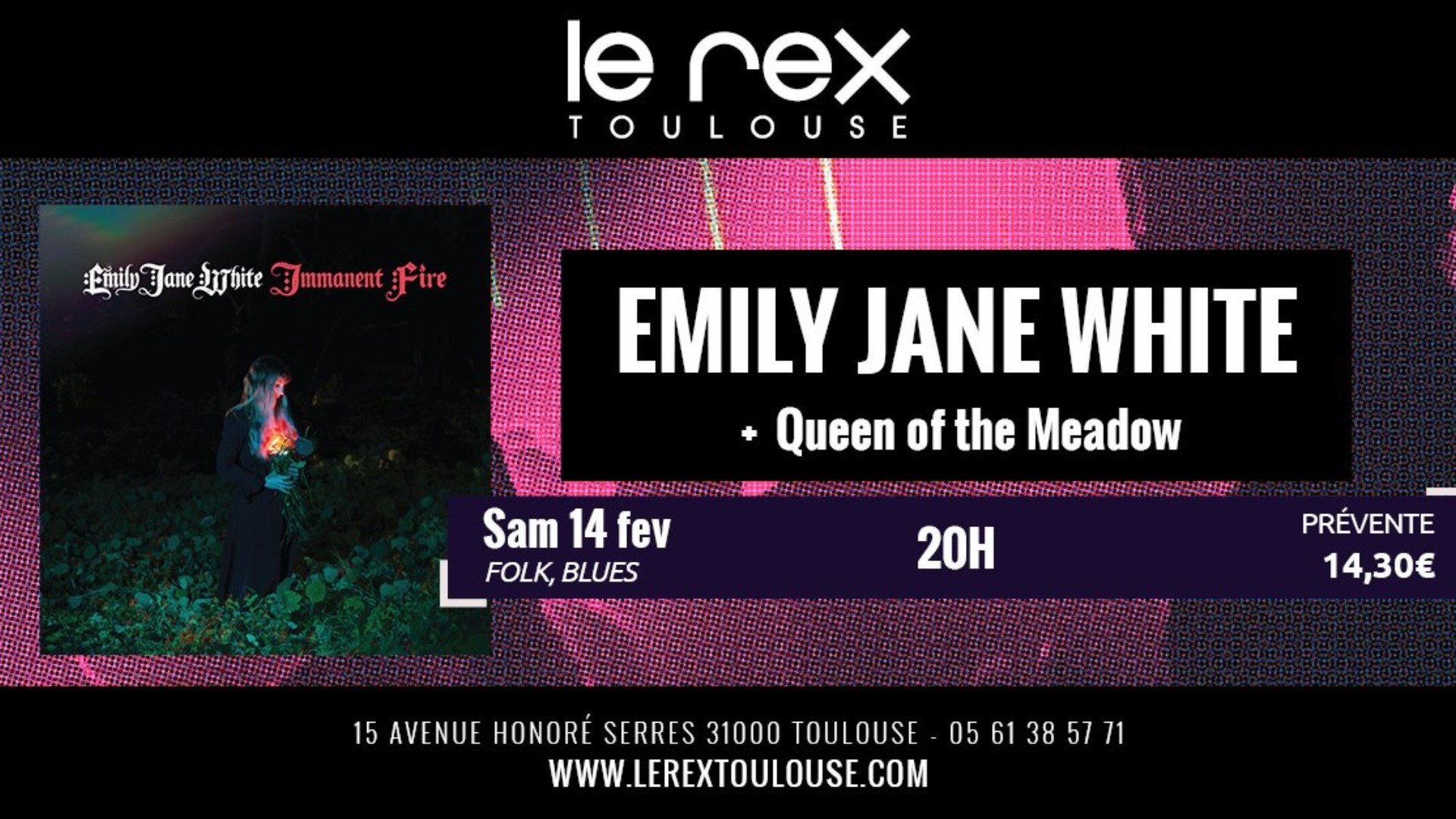 Emily Jane White + Queen Of The Meadow • Le Rex Toulouse image