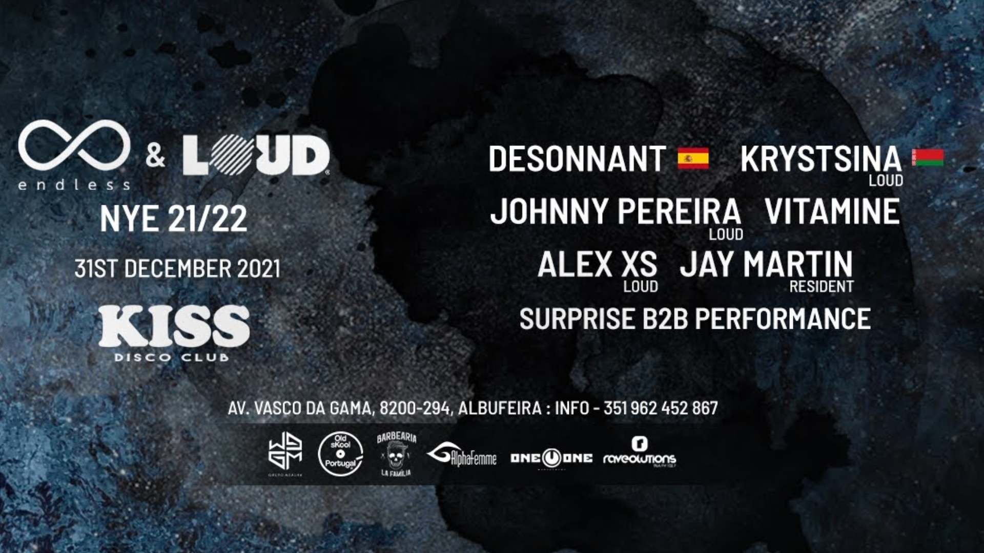 Endless & Loud presents KISS (Albufeira) New Year's Eve image