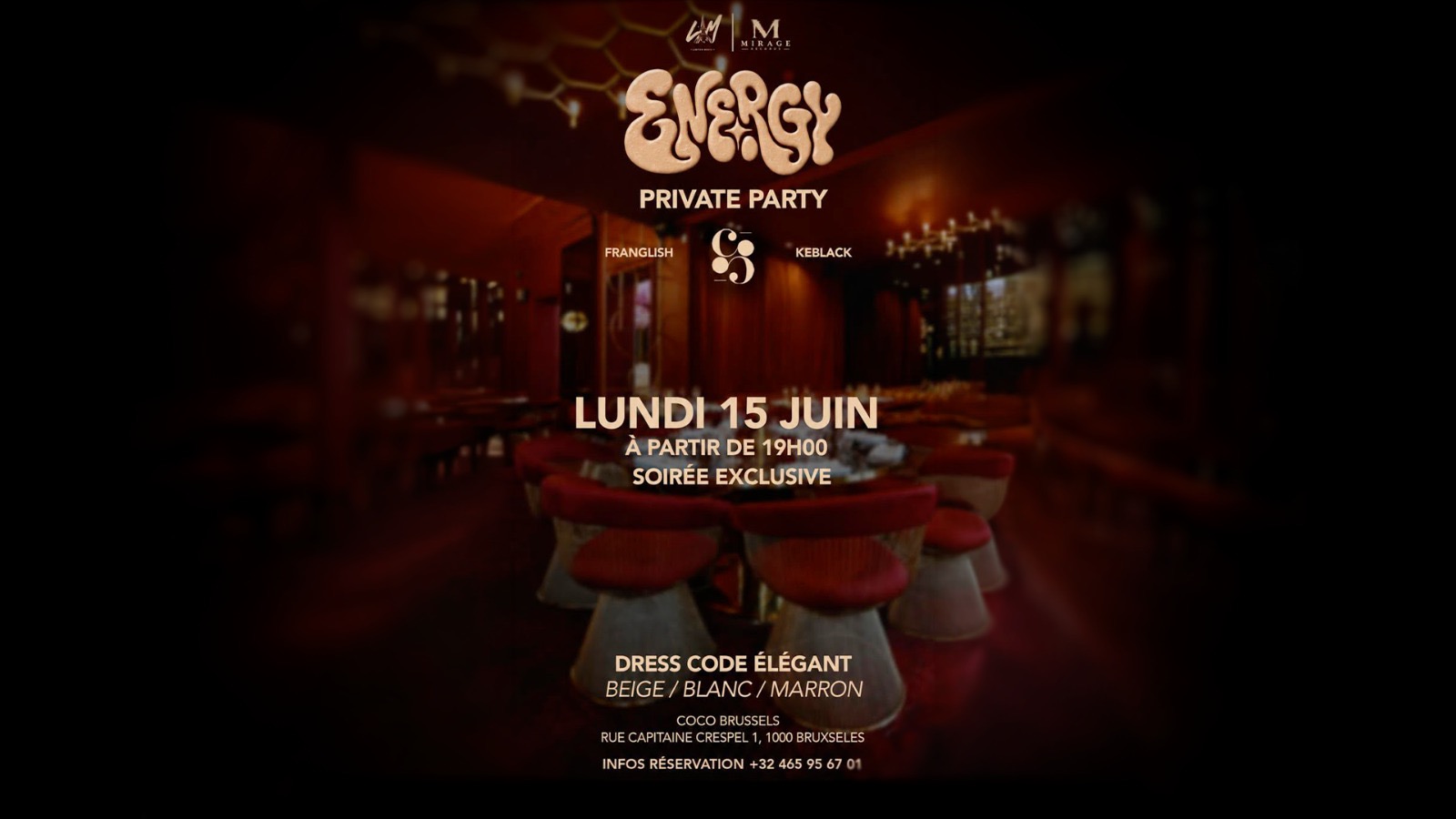 ENERGY PARTY •FRANGLISH X KEBLACK image
