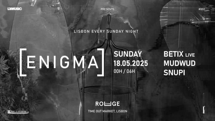 Cover for event: ENIGMA by LXMUSIC 