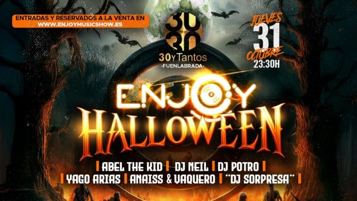 Cover for event: ENJOY HALLOWEEN 2024 EN 30YTANTOS FUENLABRADA