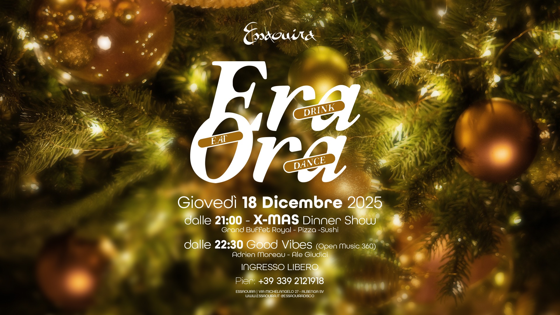 “ERA ORA”…Eat-Drink-Dance image