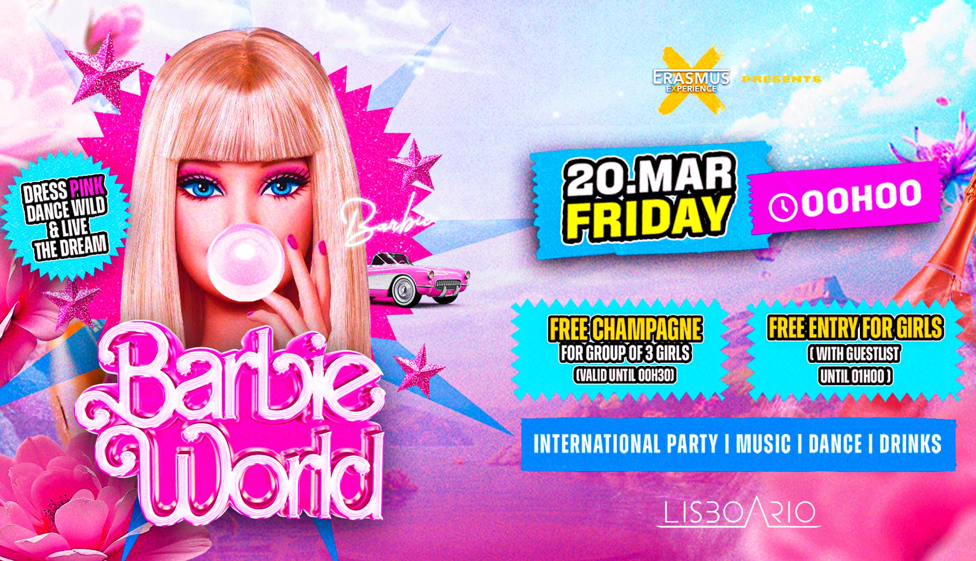 ERASMUS | BARBIE WORLD PARTY 🩷