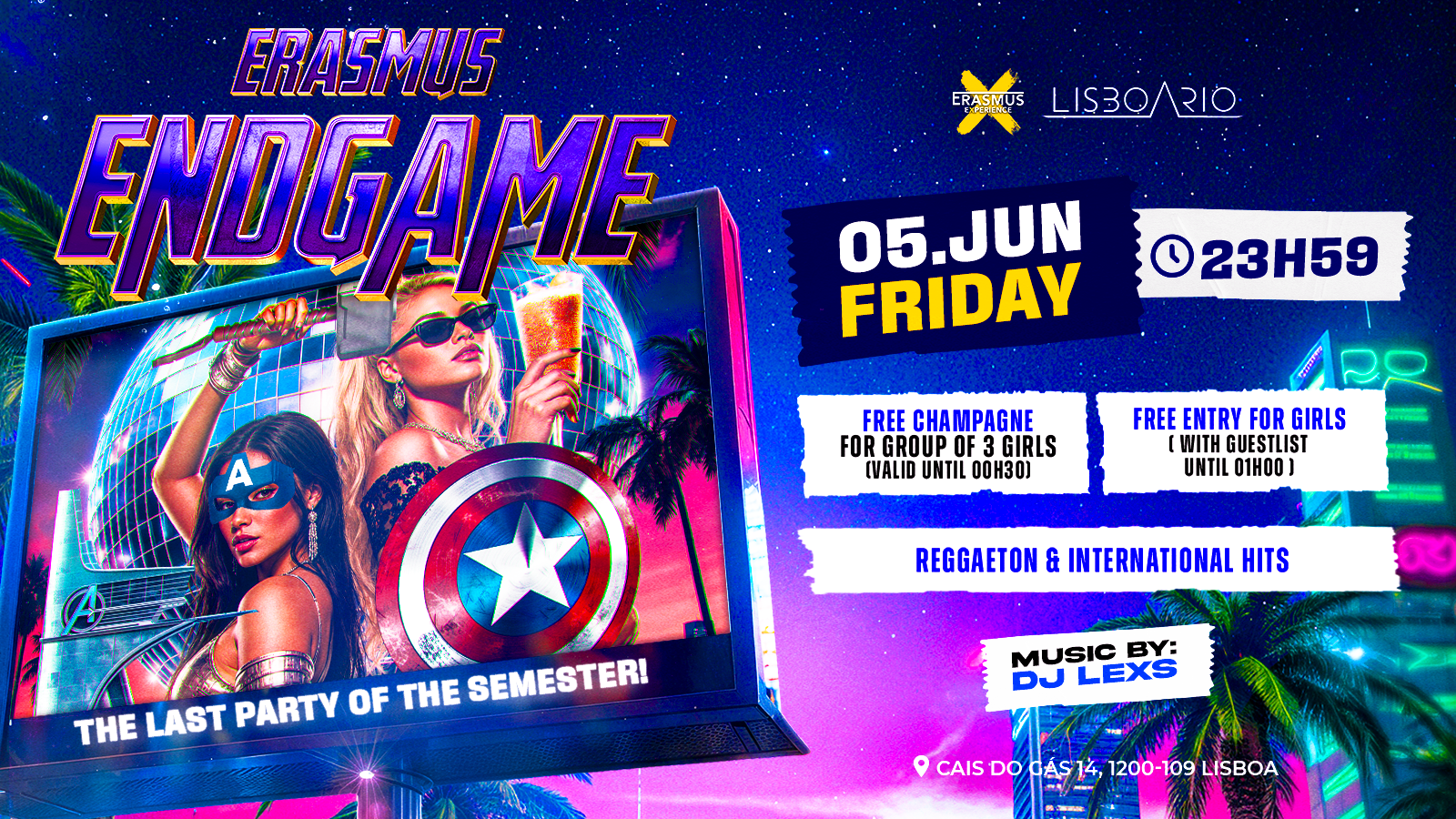 ERASMUS ENDGAME - The last big party of the year! | Free for Girls until 1am image