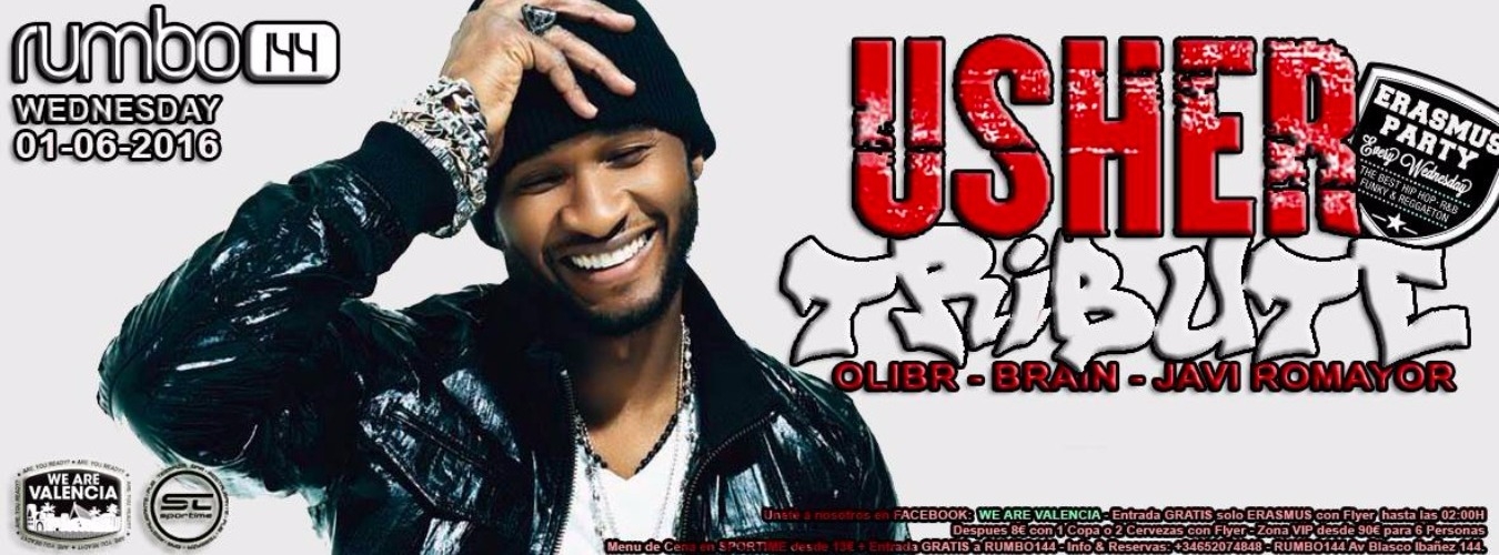 Erasmus Party: Usher Tribute image