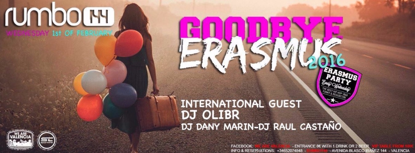 Erasmus Wednesday Party: Goodbye Erasmus 2016 image