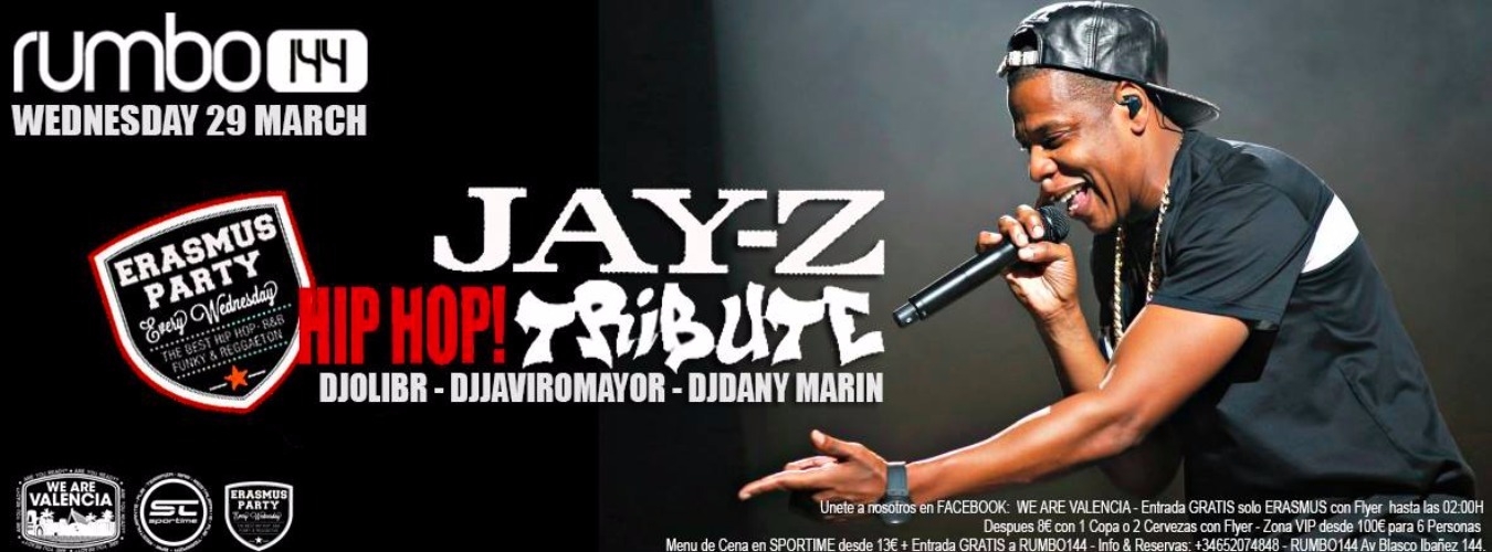 Erasmus Wednesday Party: Jay-Z Tribute image