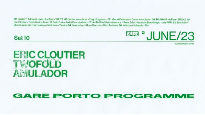 Cover for event: Eric Cloutier + Twofold + Amulador 