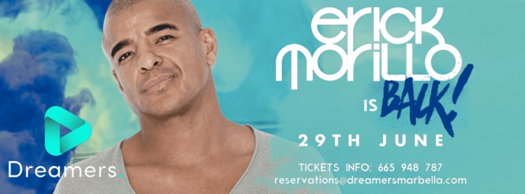 Cartell de l'esdeveniment Erick Morillo