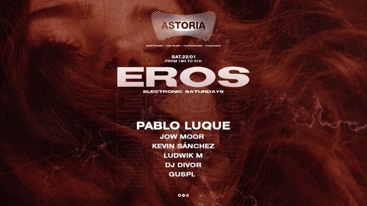 Cover for event: EROS pres: Electronic saturdays w/ Pablo Luque