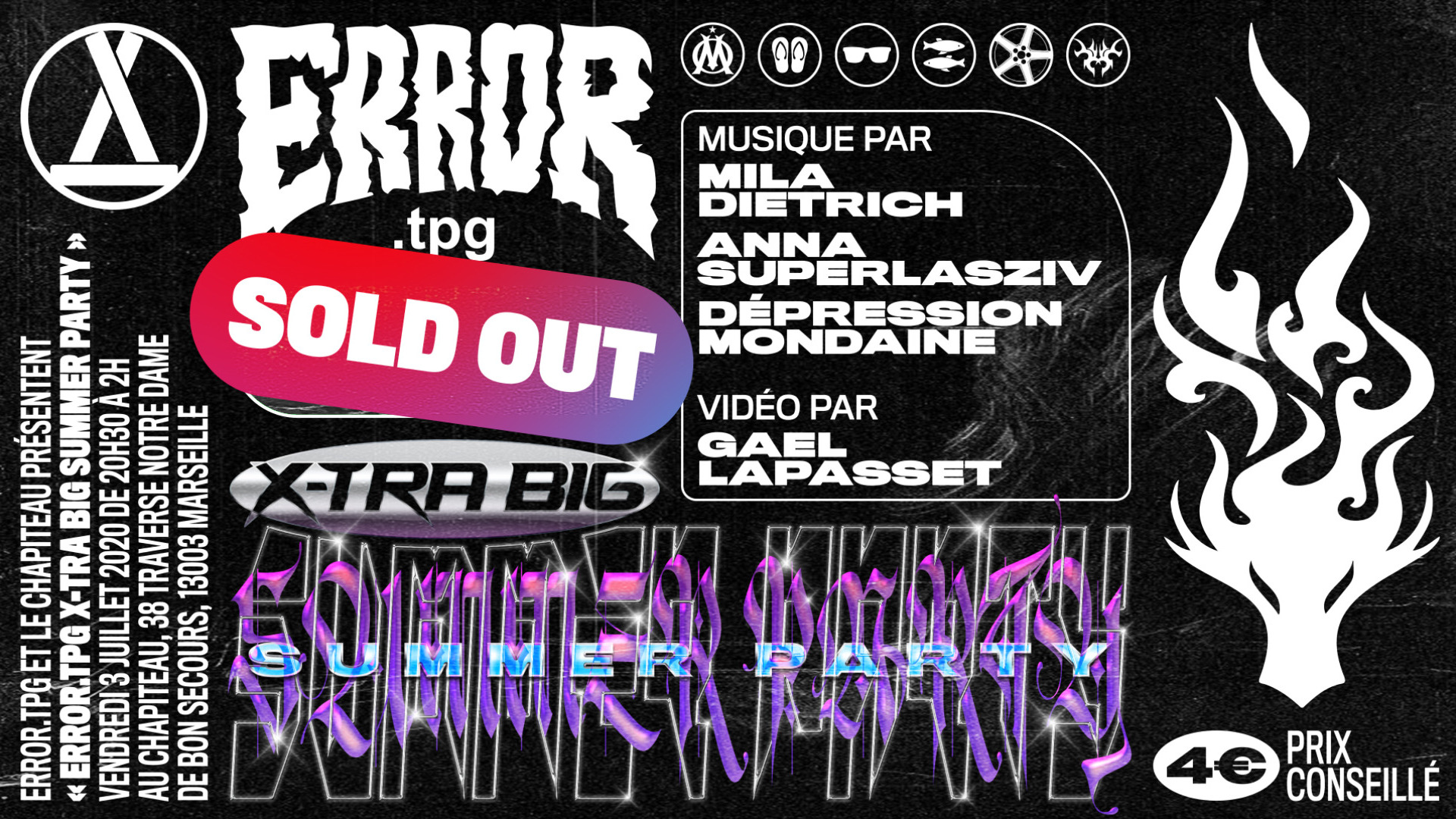 SOLD OUT - Error.tpg Xtra BIG Summer PARTY image