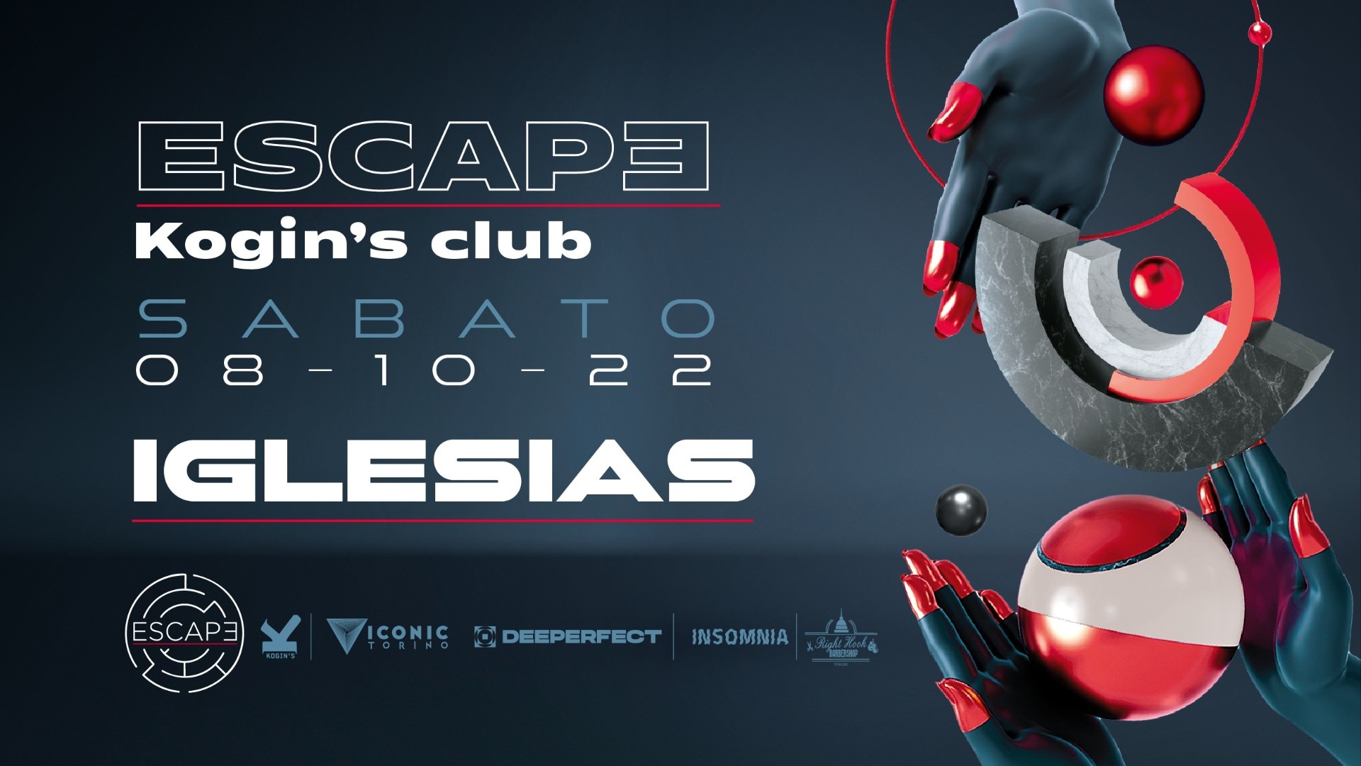 Escape pres. IGLESIAS at Kogin's Club image