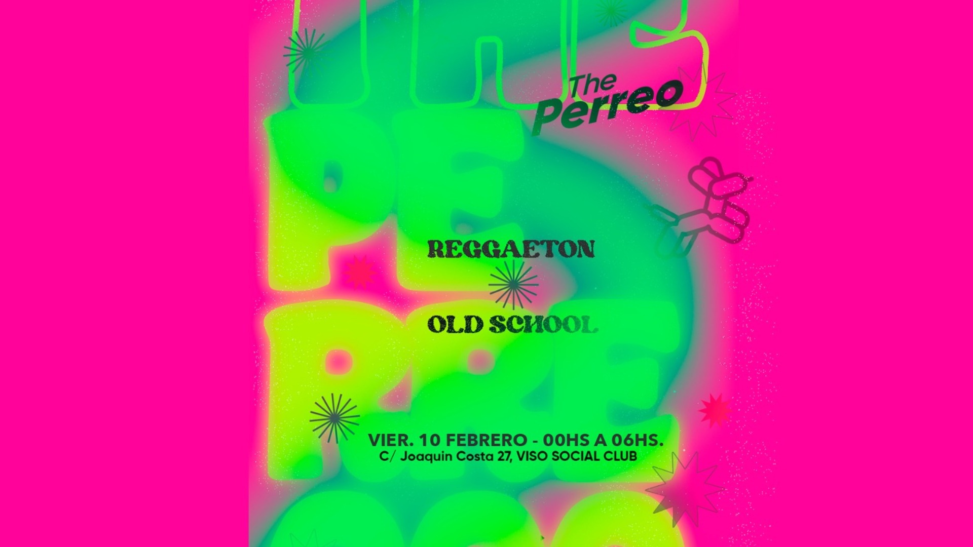 Escuelita del PERREO - 10 febrero 90% Reggaeton Old School en VISO SOCIAL CLUB image