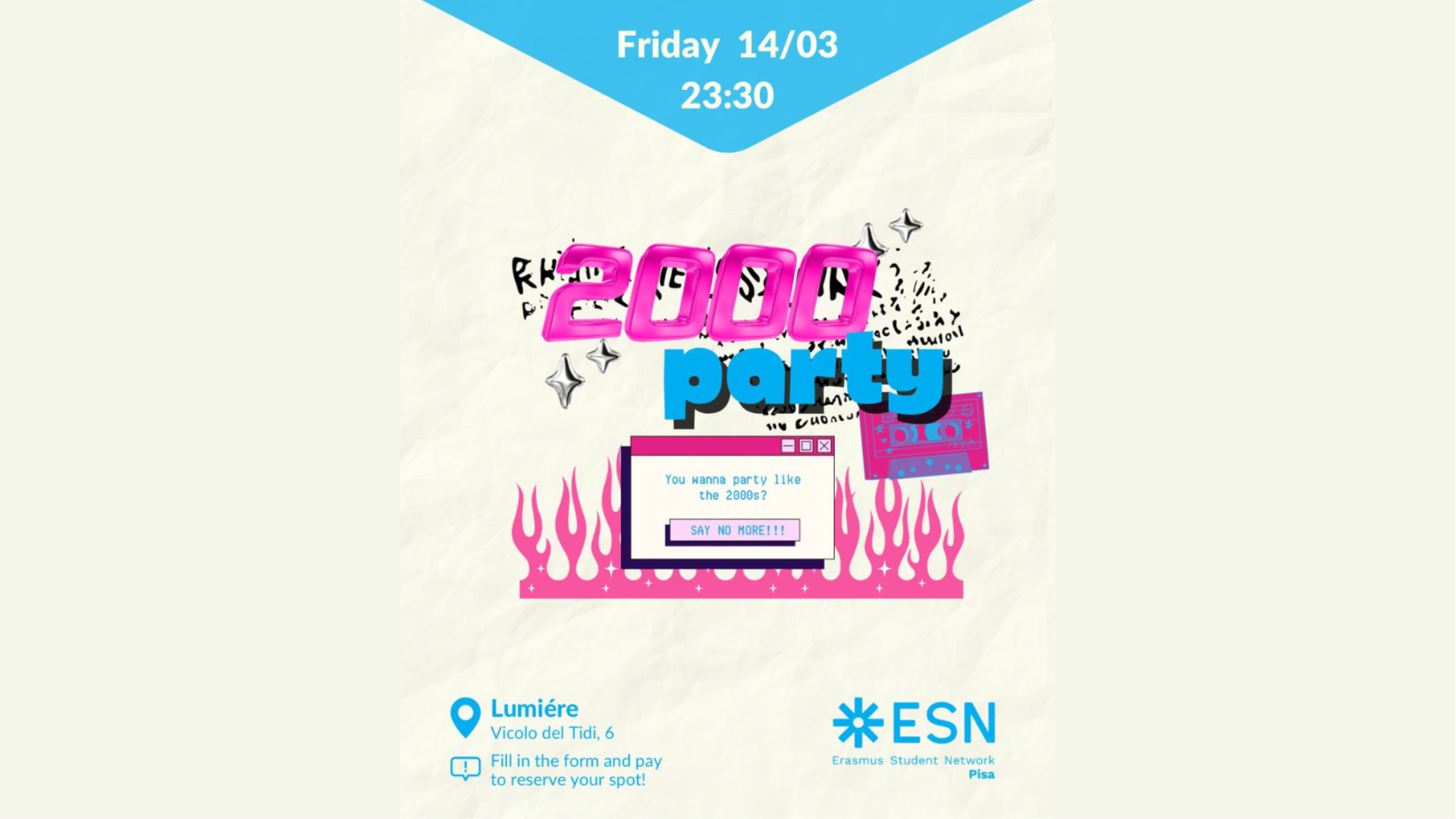 ESN: 2000 party
