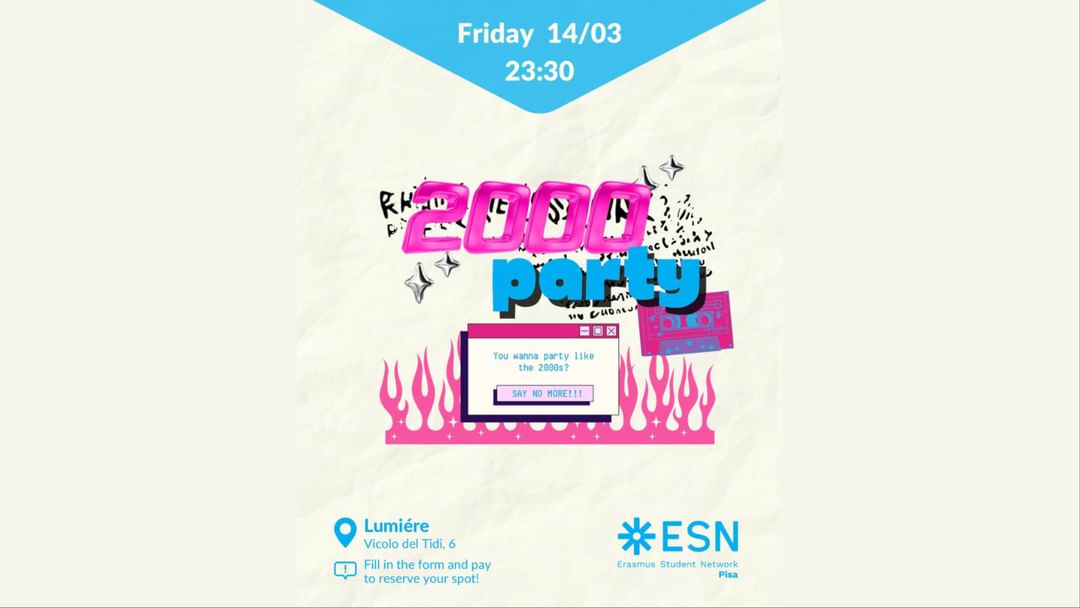 Capa do evento ESN: 2000 party
