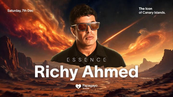 Cover for event: Richy Ahmed · Essence · Sat. 7th December