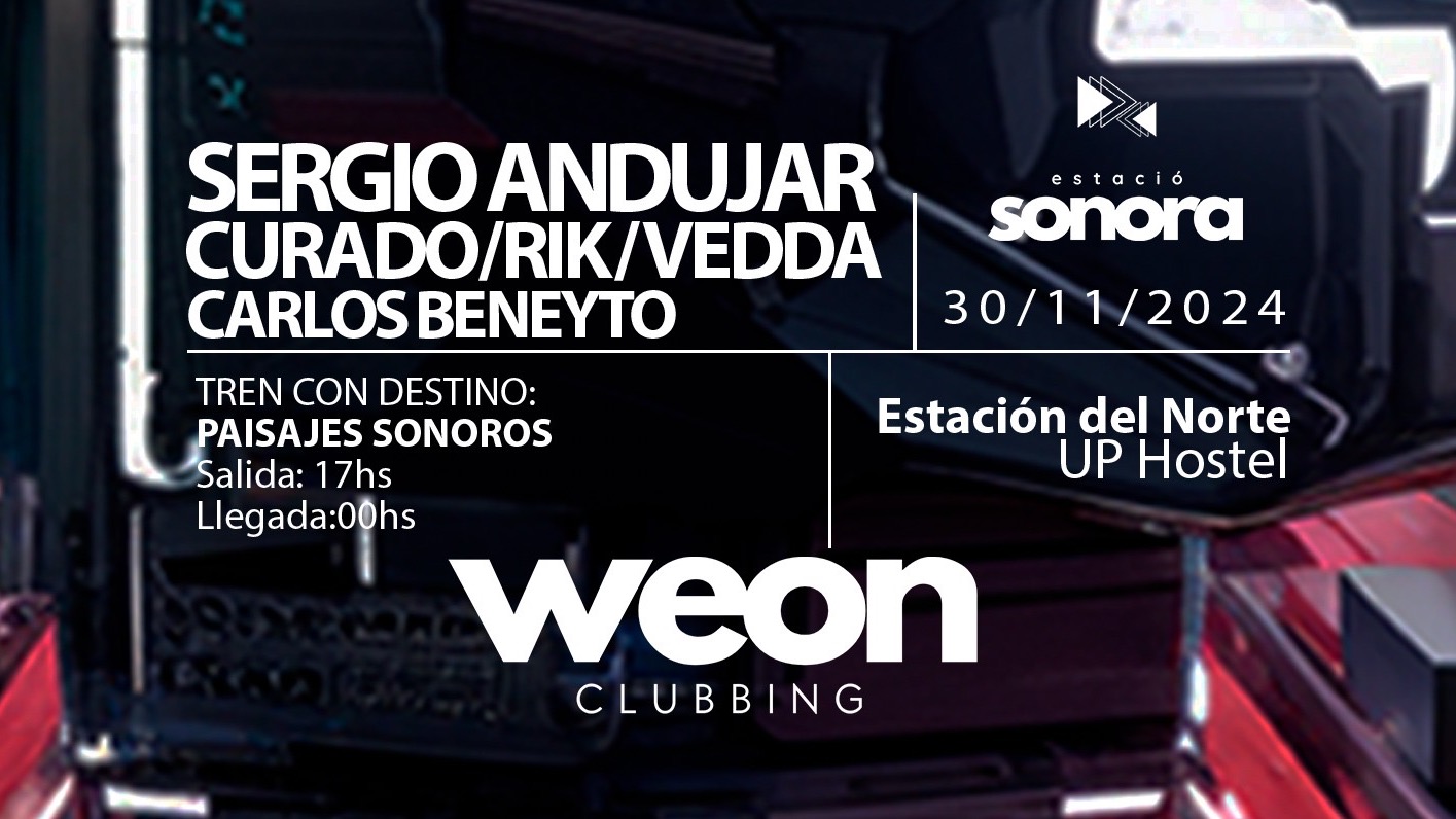 ESTACIÓ SONORA | TARDEO ELECTRÓNICO EN LA ESTACIÓN  image